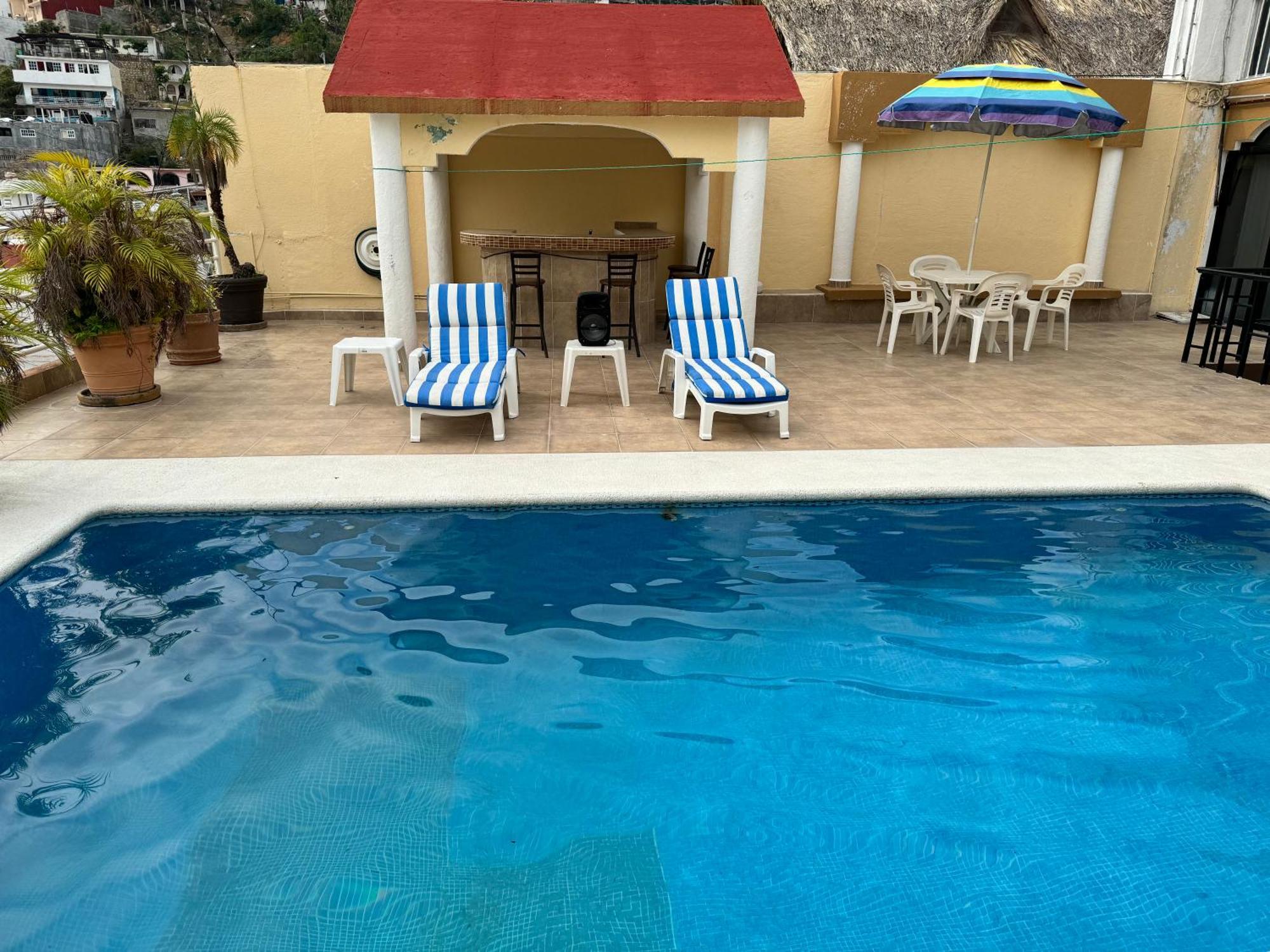 Blue Coast With Pool And Ocean View 10 To 35 P Acapulco Exterior foto