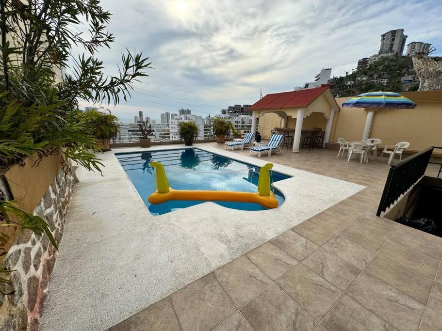 Blue Coast With Pool And Ocean View 10 To 35 P Acapulco Exterior foto